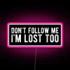 RGB LED Sign with Customizable Humorous Sayings for Party Decorations