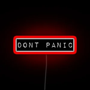 Don T Panic RGB Neon Sign