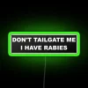 Neon Warning Sign for Friends who Love Football Humor and Safety