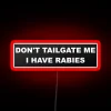 Warning: Driver with Rabies - Keep Safe Distance at All Times
