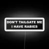 RGB LED Neons Alerting Passersby of Warning Humor in Public Spaces