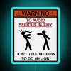 Modern office decor with sass, anti-micromanagement neon sign design