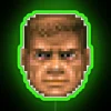 Neon Doom Health Indicator Face Warning Sign with RGB Lighting