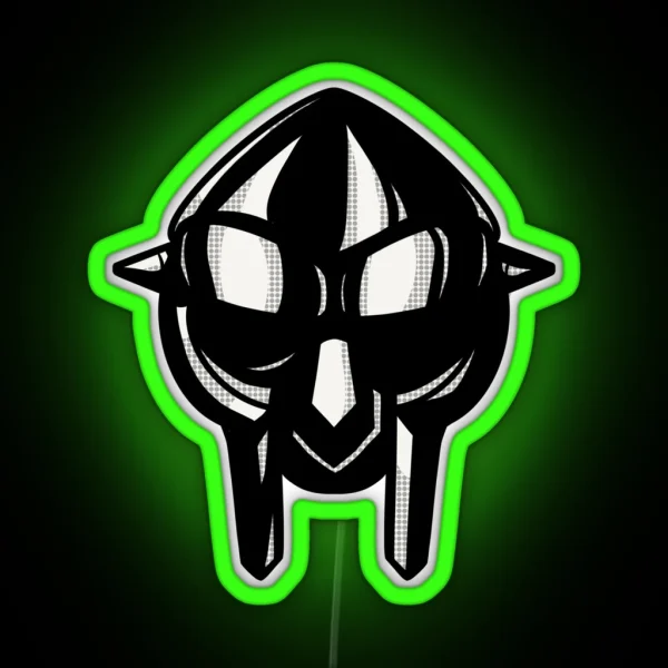 DOOM Mask RGB Neon Sign
