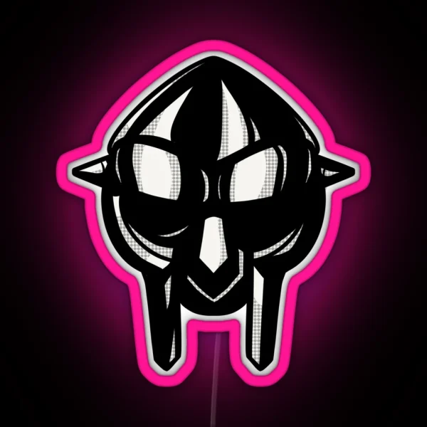 DOOM Mask RGB Neon Sign