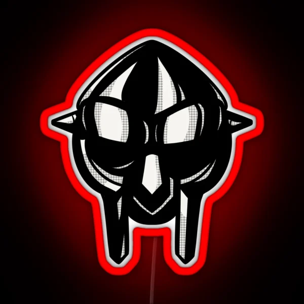 DOOM Mask RGB Neon Sign