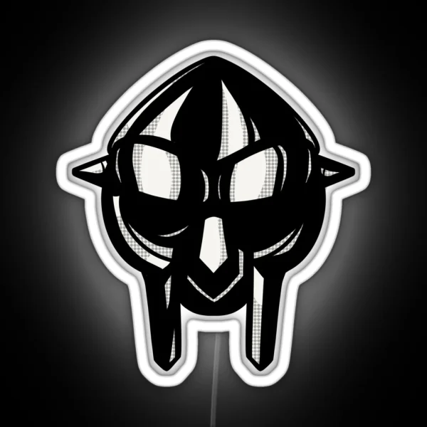 DOOM Mask RGB Neon Sign