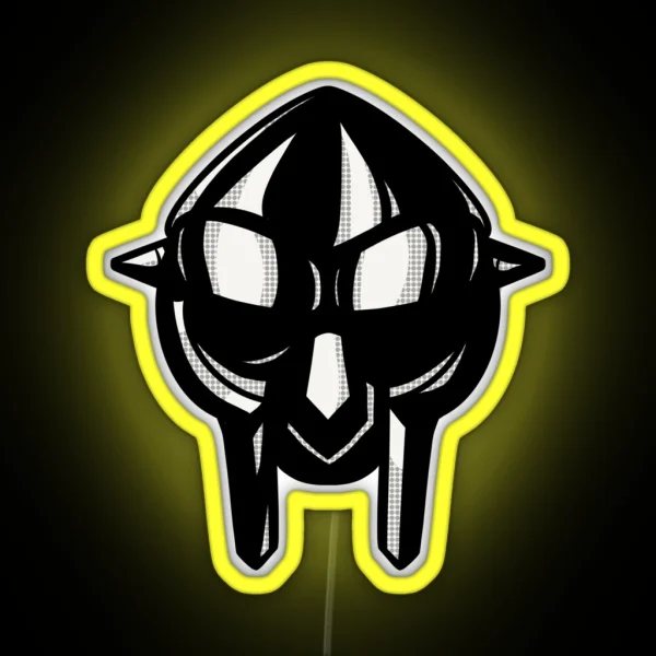 DOOM Mask RGB Neon Sign