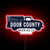 RGB Neon Sign of Authentic Door County Brewing Co Logo