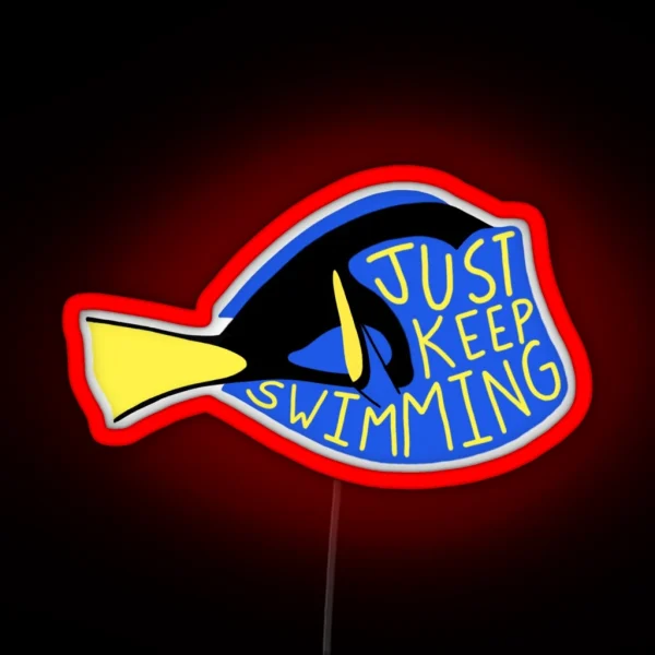 Dory Quote RGB Neon Sign