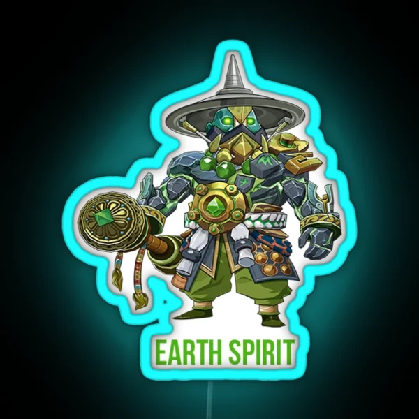 Dota 2 EARTH SPIRIT RGB Neon Sign