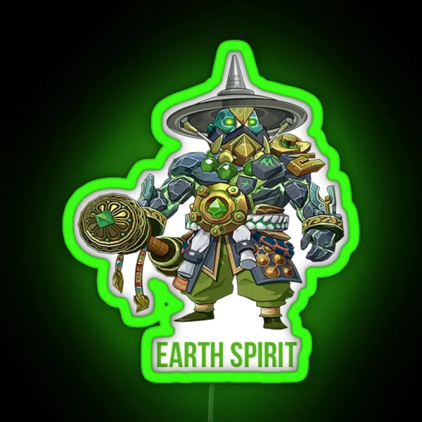 Dota 2 EARTH SPIRIT RGB Neon Sign