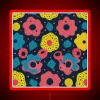 Vibrant Neon Sign Featuring Delightful Dotted Pattern Illumination Art