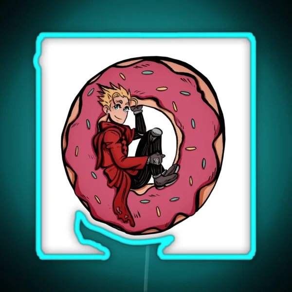Doughnut Vash RGB Neon Sign