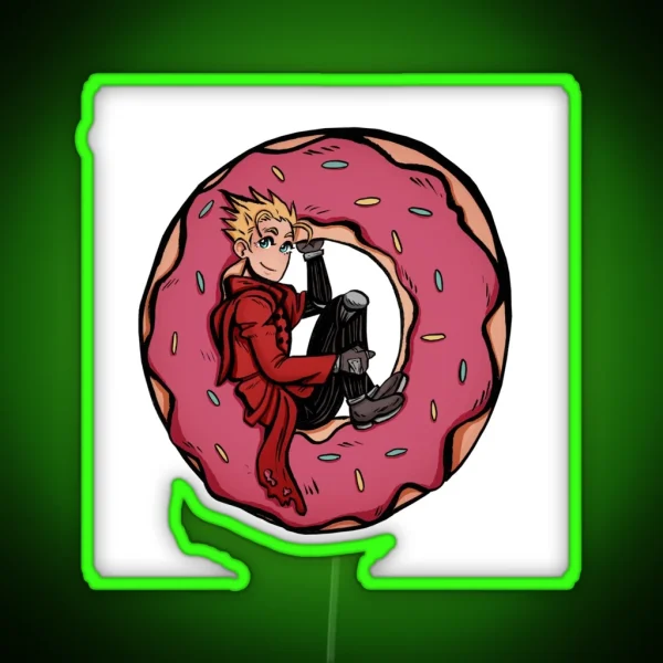 Doughnut Vash RGB Neon Sign
