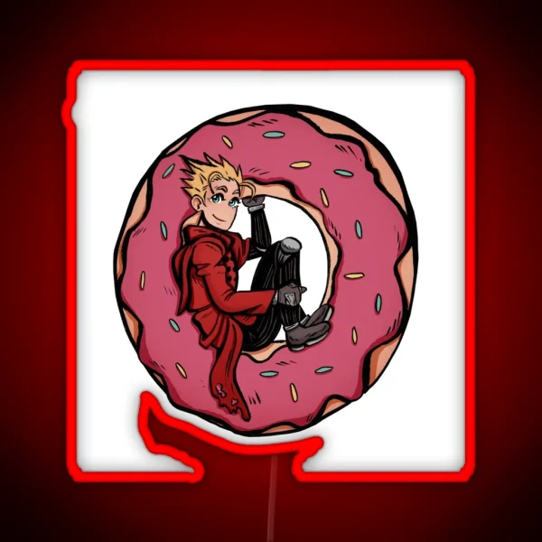 Doughnut Vash RGB Neon Sign