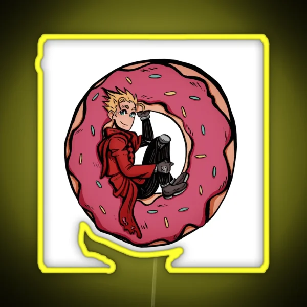Doughnut Vash RGB Neon Sign