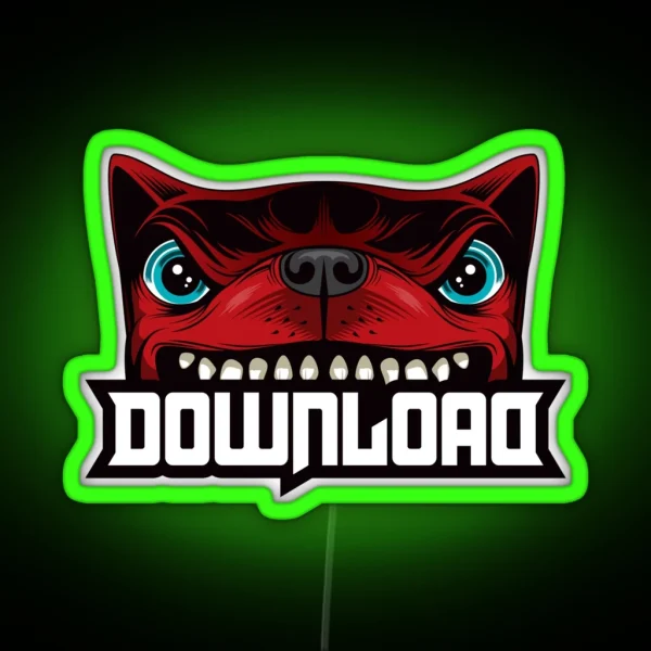 Download Festival Logo RGB Neon Sign