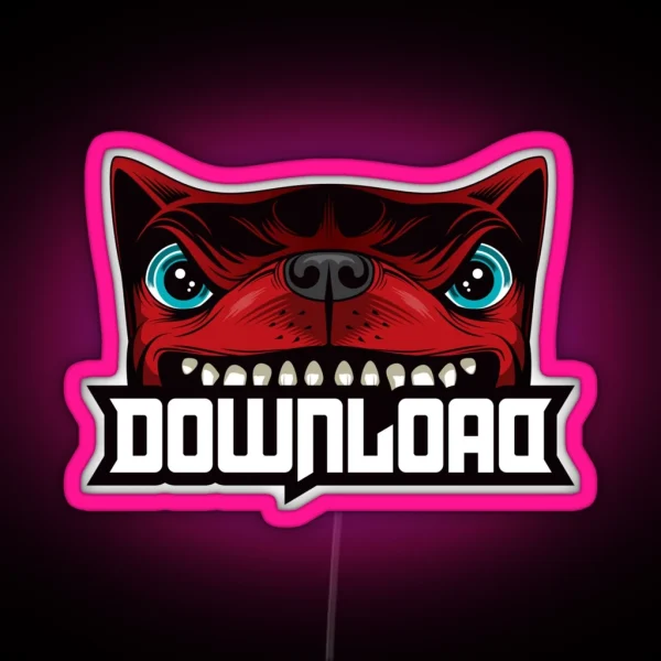 Download Festival Logo RGB Neon Sign