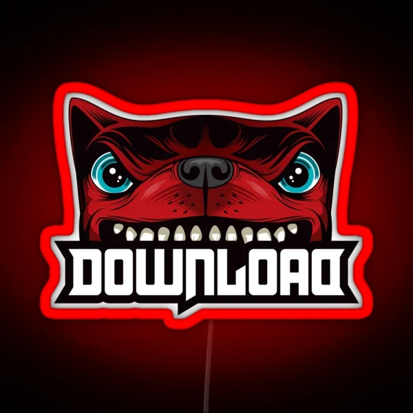 Download Festival Logo RGB Neon Sign