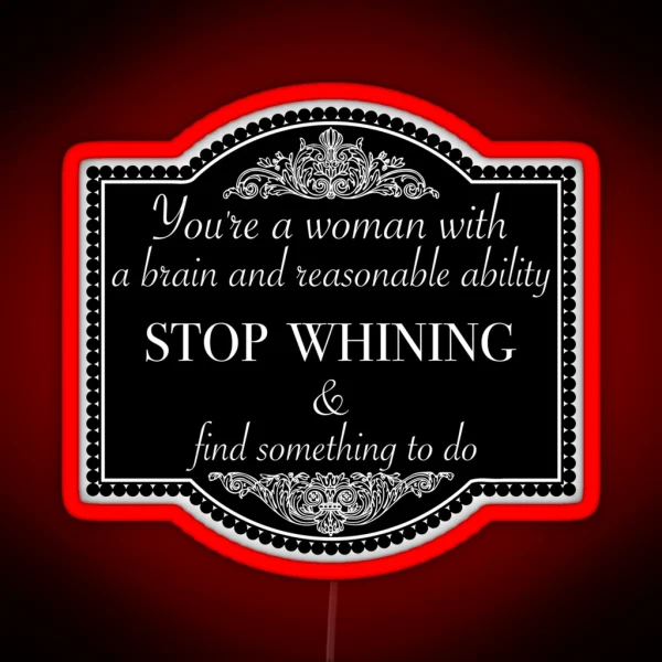 Downton Abbey Quote RGB Neon Sign