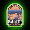 Neon Downtown Marinette WI This is Home RGB Sign Decor