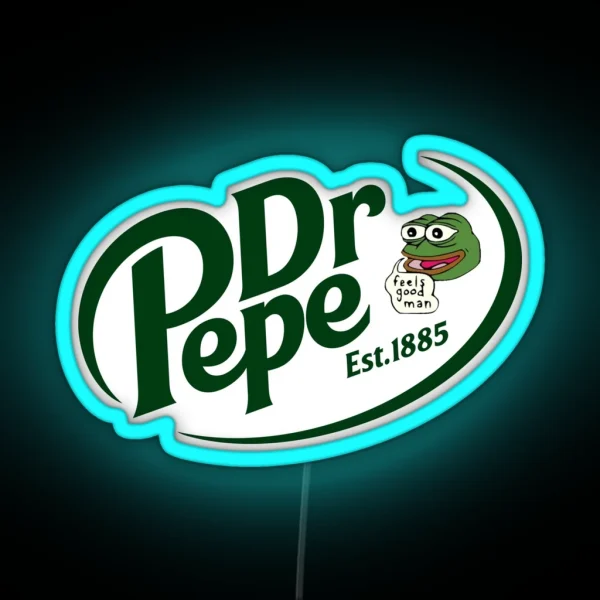 Dr Pepe RGB Neon Sign