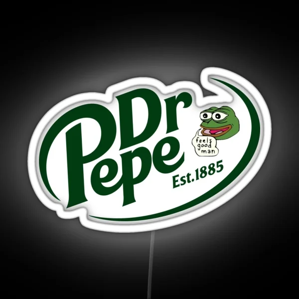 Dr Pepe RGB Neon Sign