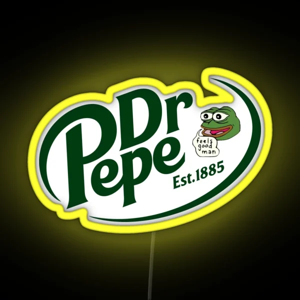 Dr Pepe RGB Neon Sign