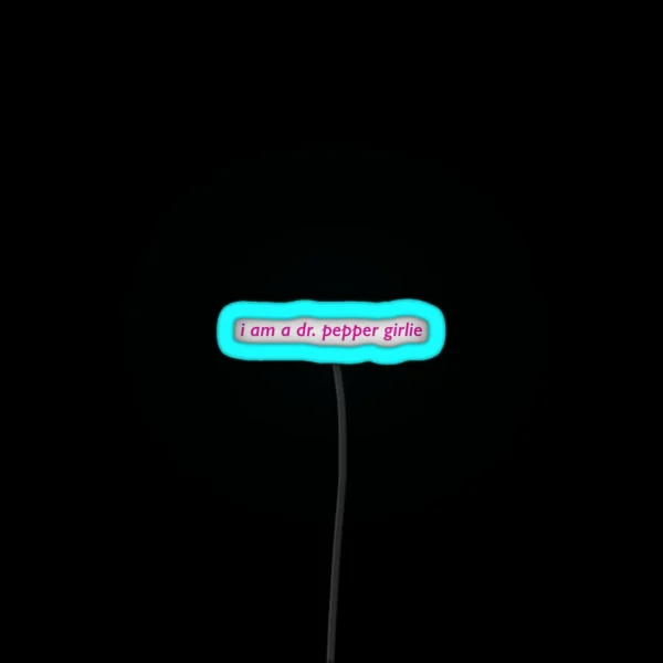 Dr Pepper Girlie RGB Neon Sign