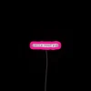 Vibrant Dr Pepper 'Girlie' Icon Radiates Neon Colorful Retro Charm