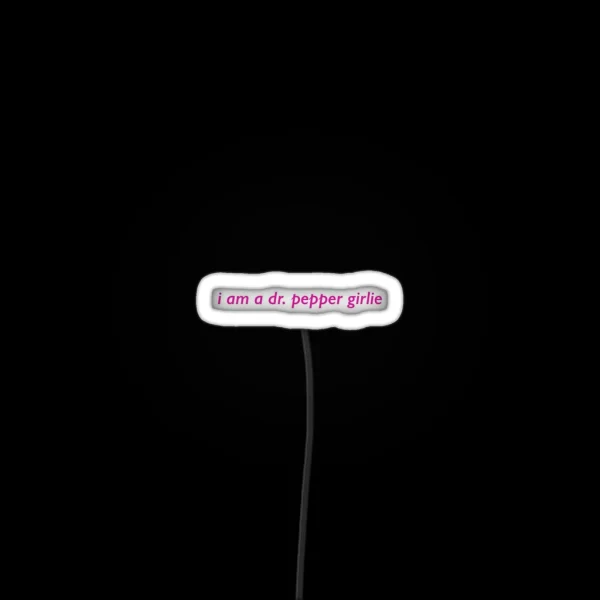 Dr Pepper Girlie RGB Neon Sign
