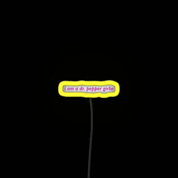 Dr Pepper Girlie RGB Neon Sign