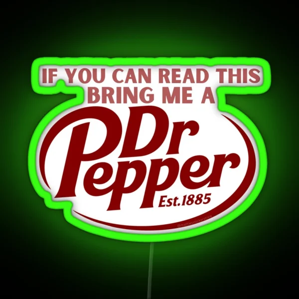 Dr Pepper Led RGB Neon Sign