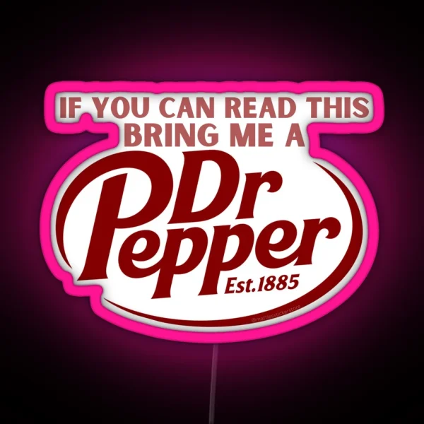 Dr Pepper Led RGB Neon Sign