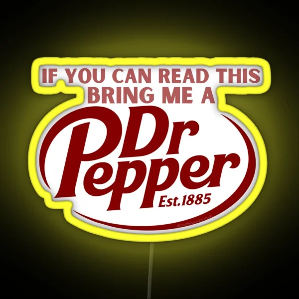 Dr Pepper Led RGB Neon Sign