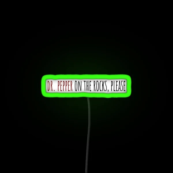 Dr Pepper RGB Neon Sign