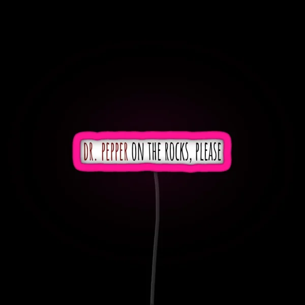 Dr Pepper RGB Neon Sign