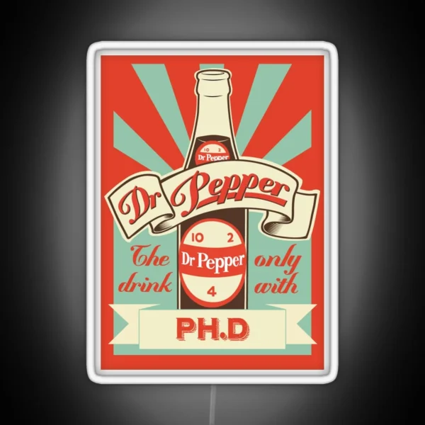 Dr Pepper Vintage RGB Neon Sign