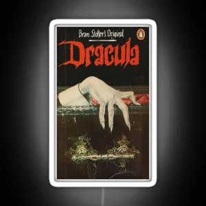 Dracula Book Cover RGB Neon Sign