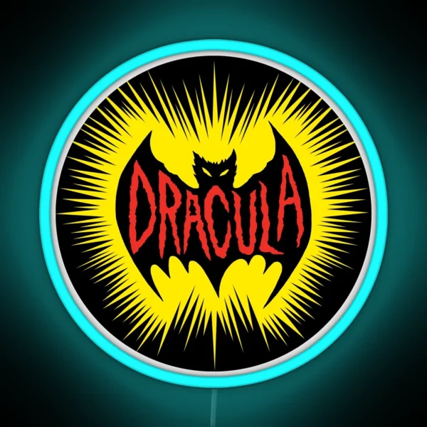 DRACULA LOGO RGB Neon Sign