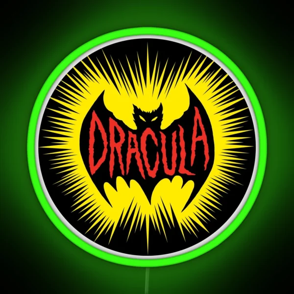 DRACULA LOGO RGB Neon Sign