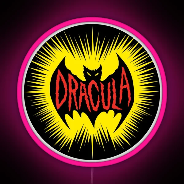 DRACULA LOGO RGB Neon Sign