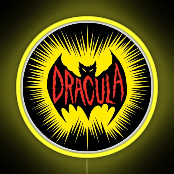 DRACULA LOGO RGB Neon Sign