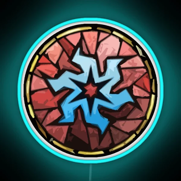 Dragon Age Dialogue Wheel Mage RGB Neon Sign