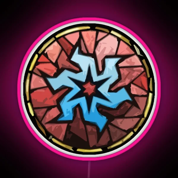 Dragon Age Dialogue Wheel Mage RGB Neon Sign