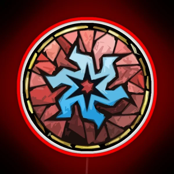 Dragon Age Dialogue Wheel Mage RGB Neon Sign