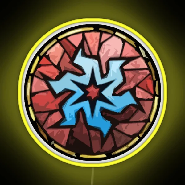 Dragon Age Dialogue Wheel Mage RGB Neon Sign