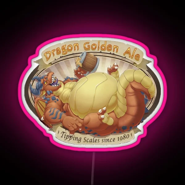 Dragon Ale RED RGB Neon Sign