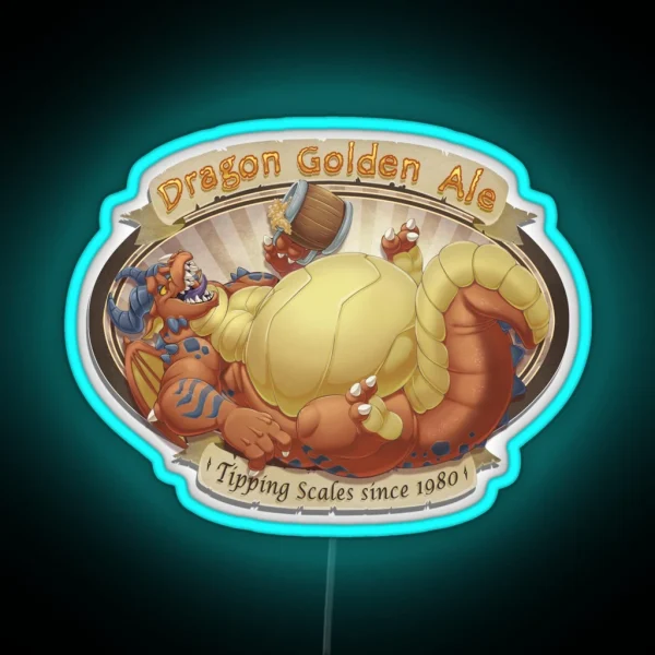 Dragon Ale Red RGB Neon Sign